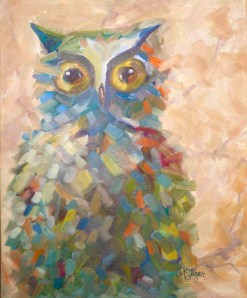 Owl Painting from www.lifeatthecottage.com