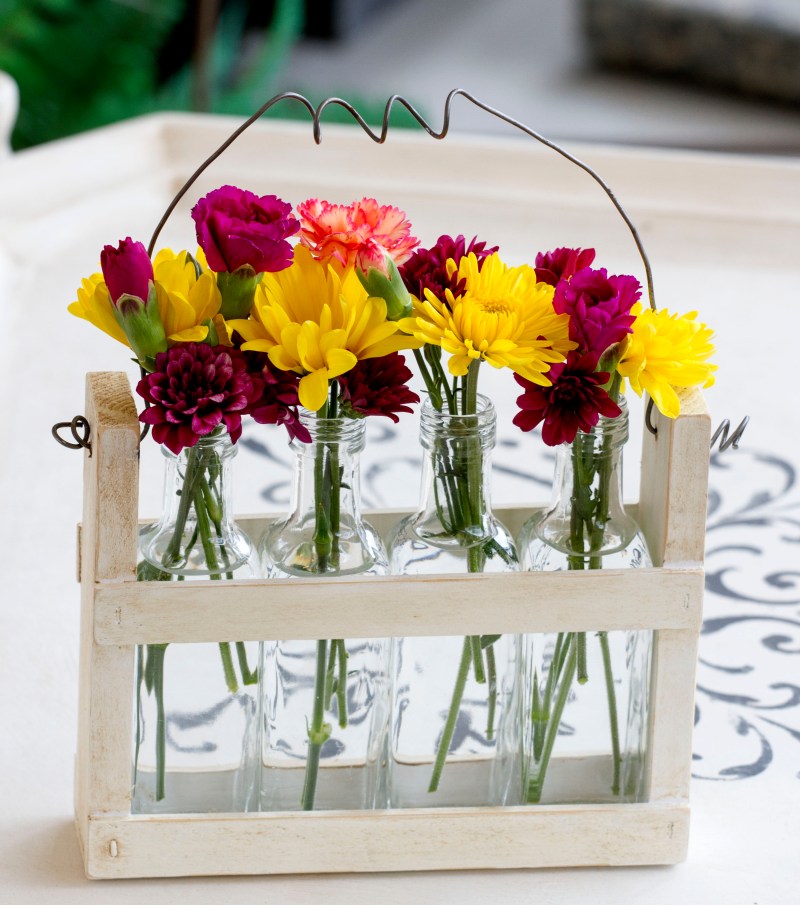 up-cycled syrup containers www.lifeatthecottage.com