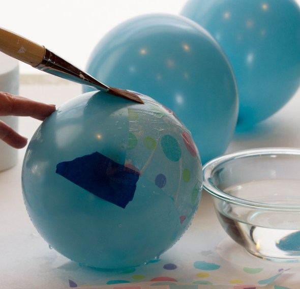 Add tissue wrong side down www.lifeatthecottage.com