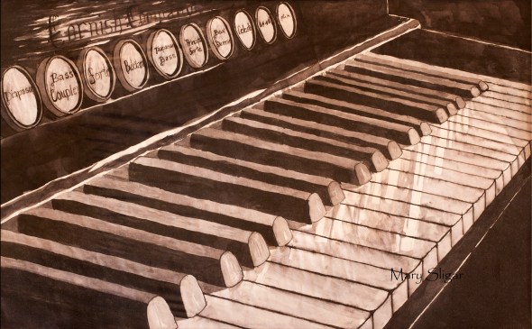 India Ink Drawing www.lifeatthecottage.com