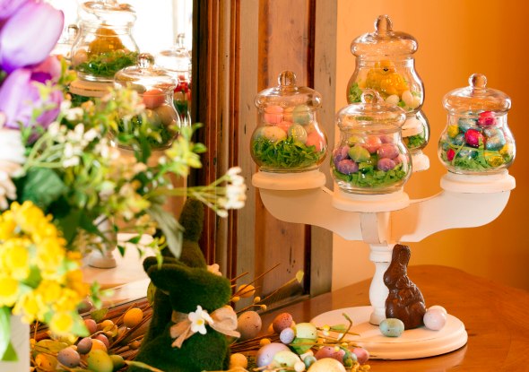 Easter Candy-abra www.lifeatthecottage.com