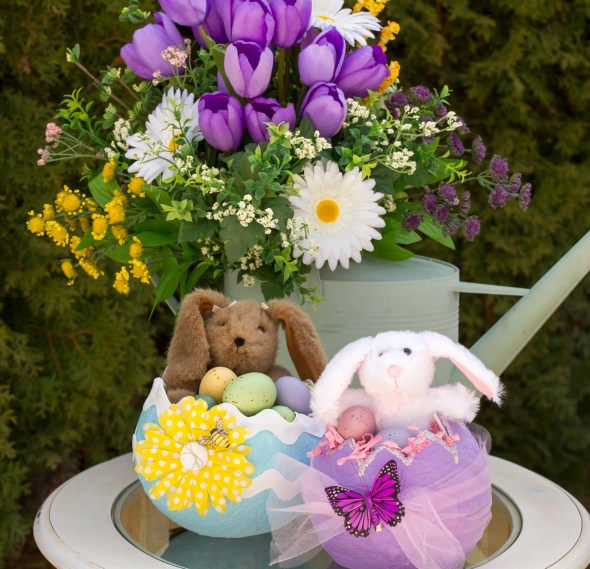 Easter Basket Tutorial www.lifeatthecottage.com