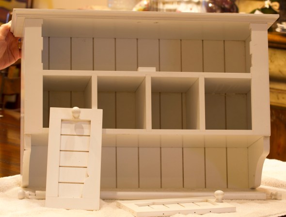 Small wall cabinet www.lifeatthecottage.com