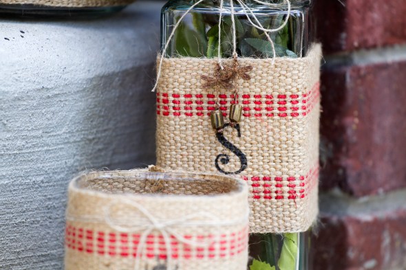 Monogram Jar www.lifeatthecottage.com