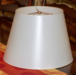 Before Lamp Shade Makeover www.lifeatthecottage.com