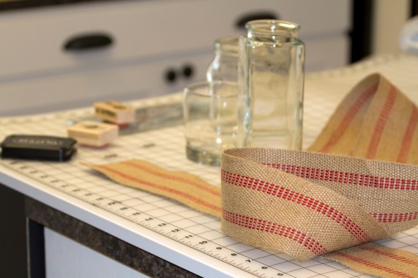 Gift Jars with Webbing www.lifeatthecottage.com