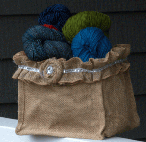 Added a little ruffle and some bling www.lifeatthecottage